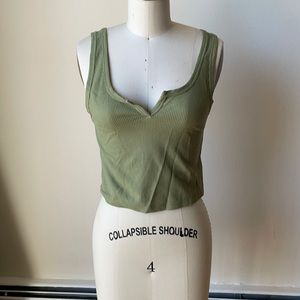 Olive Green Topshop Tank